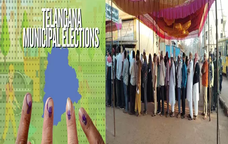 Polling Begins For Municipal Elections In Telangana