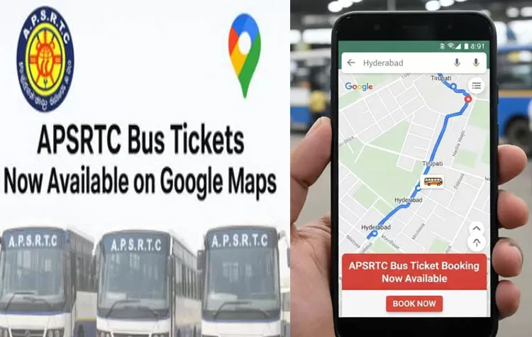 RTC Bus Ticket Booking Now Available On Google Maps