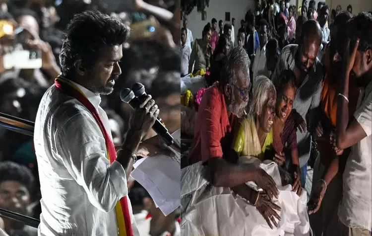 Vijay Meets Families Of Karur Stampede Victims